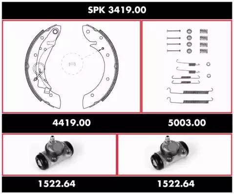Комплект тормозных колодок SPK341900 REMSA