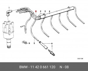 Уплотняющее кольцо 11 42 0 661 120 BMW