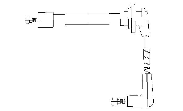 Провод зажигания 3A64E63 BREMI