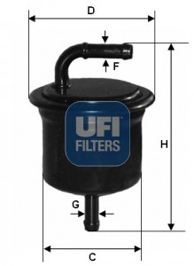 Топливный фильтр 31.716.00 UFI