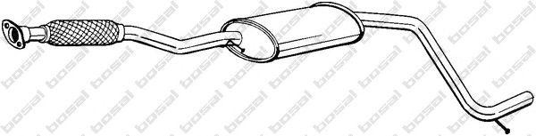 Средний глушитель выхлопных газов 285635 BOSAL