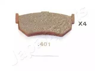 Комплект тормозных колодок, диско PP-401AF JAPAN PARTS GROUP