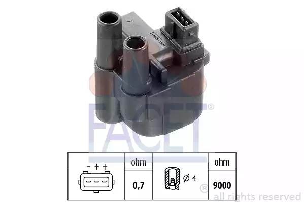 Катушка зажигания 9.6276 FACET