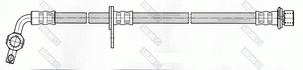 Тормозной шланг 9004496 GIRLING