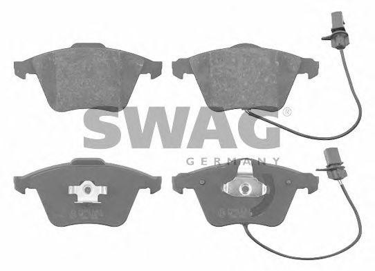 Комплект тормозных колодок, диско 30 91 6586 SWAG