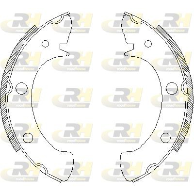 Комплект тормозных колодок 432800 ROADHOUSE
