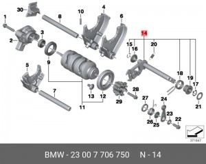 Деталь 23 00 7 706 750 BMW