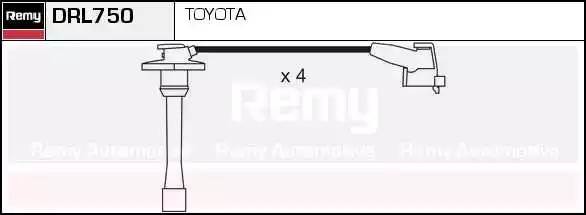 Ккомплект проводов зажигания DRL750 DELCO REMY