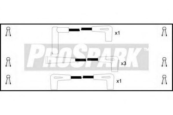 Ккомплект проводов зажигания OES829 STANDARD