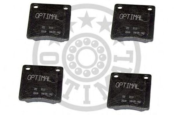 Комплект тормозных колодок, диско 9113 OPTIMAL