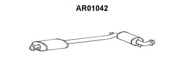 Предглушитель выхлопных газов AR01042 VENEPORTE