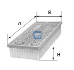 Воздушный фильтр 30.970.00 UFI