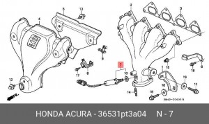 Лямбда-зонд 36531PT3A04 HONDA