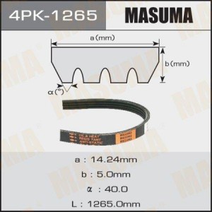 Ремень приводной 4PK-1265 MASUMA