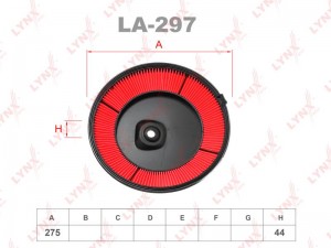 Фильтр воздушный LA-297 LYNXAUTO