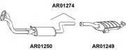 Средний глушитель выхлопных газов AR01249 VENEPORTE