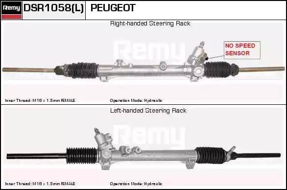 Рулевой механизм DSR1058L DELCO REMY