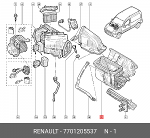 Деталь 7701205537 RENAULT