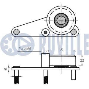 Сайлентблок 915123 RUVILLE
