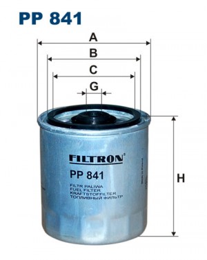 Фильтр топливный PP841 FILTRON