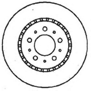 Тормозной диск 561470B BENDIX JURID