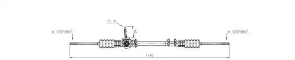 Рулевой механизм DSR108L DELCO REMY