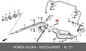 Деталь 90020SD4000 HONDA