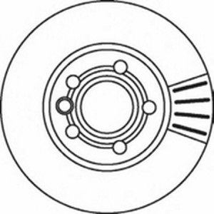 Тормозной диск 562043B BENDIX JURID