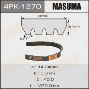 Ремень приводной 4PK-1270 MASUMA