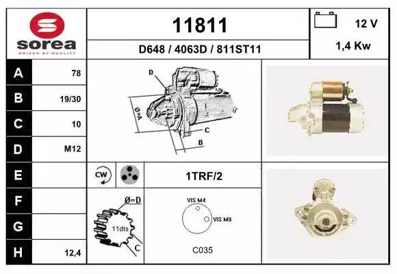 Стартер 11811 EAI