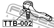 Наконечник рулевой тяги TTB-002 FEBEST