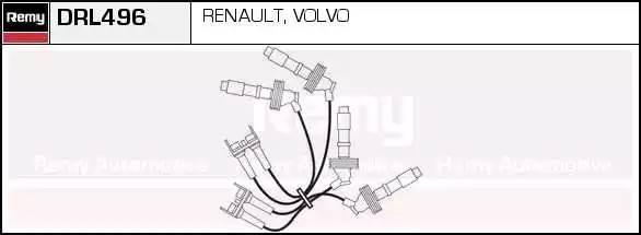 Ккомплект проводов зажигания DRL496 DELCO REMY