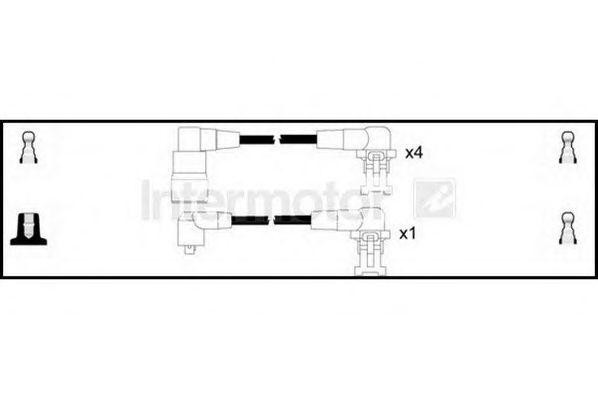 Ккомплект проводов зажигания 73337 STANDARD