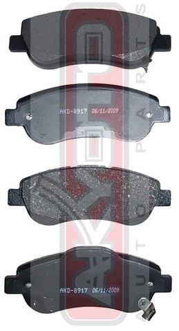 Колодки тормозные дисковые AKD-8917 AKYOTO