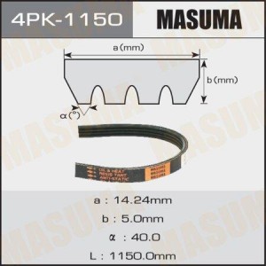 Ремень приводной 4PK-1150 MASUMA