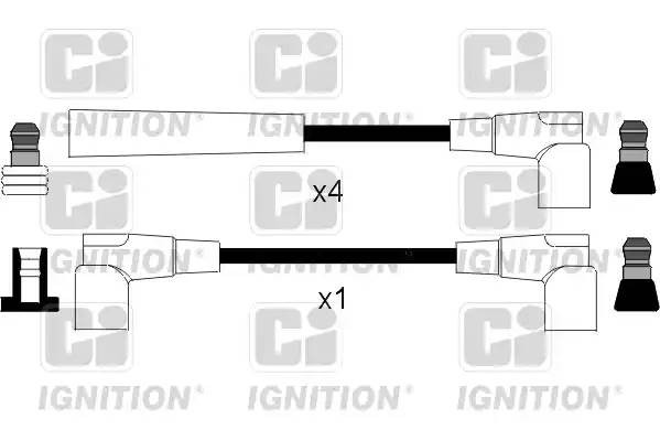 Ккомплект проводов зажигания XC1037 QUINTON HAZELL