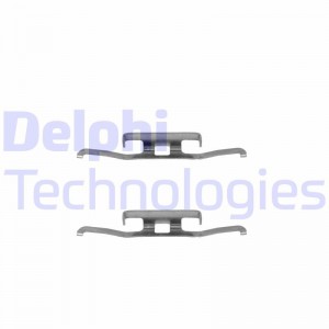 Комплектующие, колодки дискового тормоза LX0198 DELPHI