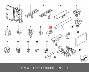 Хомут 12 52 1 710 686 BMW