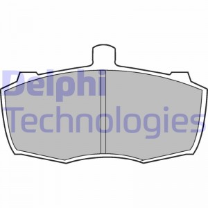 Комплект тормозных колодок, диско LP413 DELPHI