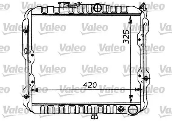 Радиатор охлаждения ДВС 730449 VALEO PHC