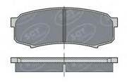 Комплект тормозных колодок, диско SP279 SCT