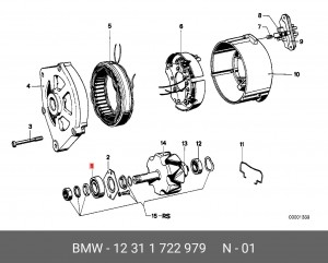 Подшипник 12 31 1 722 979 BMW