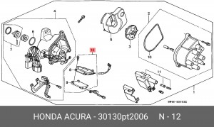 Коммутатор, система зажигания 30130PT2006 HONDA