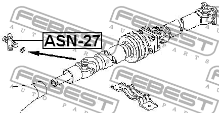 Крестовина карданного вала ASN-27 FEBEST