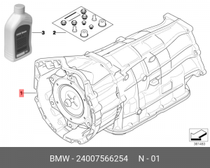 АКПП в сборе 24 00 7 566 254 BMW