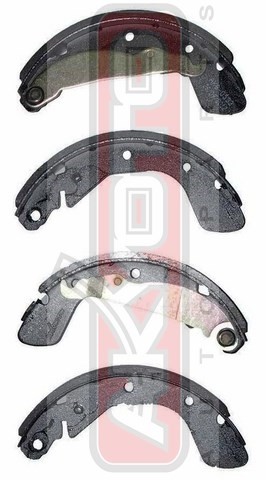 Колодки тормозные барабанные AKS-0533 AKYOTO