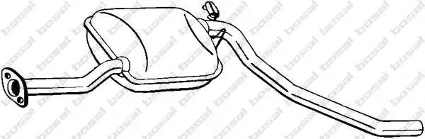 Средний глушитель выхлопных газов 278991 BOSAL