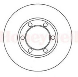 Тормозной диск 561456B BENDIX JURID