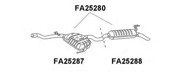 Предглушитель выхлопных газов FA25287 VENEPORTE