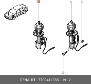 Деталь 7700411888 RENAULT